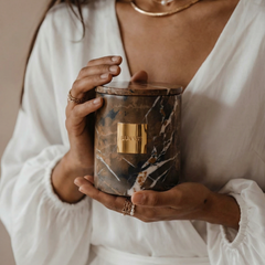 SANDSTORM | Natural Marble Candle Set